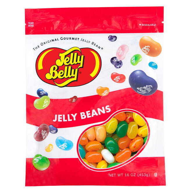 Tropical Mix Jelly Beans - 16 oz Re-Sealable Bag