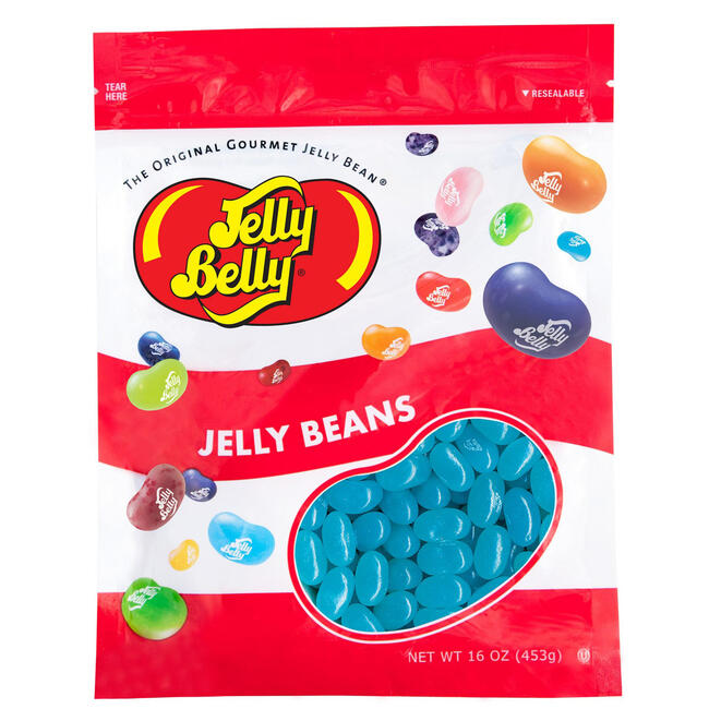 Berry Blue Jelly Beans - 16 oz Re-Sealable Bag