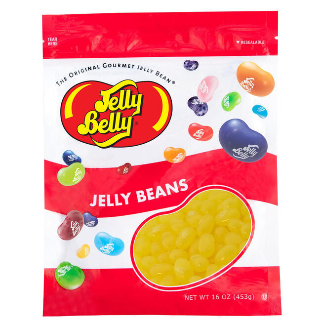 Crushed Pineapple Jelly Beans - 16 oz Re-Sealable Bag