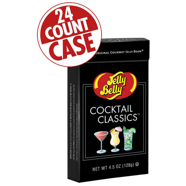 Cocktail Classics® Jelly Beans Mix - 4.5 oz Flip-Top Boxes - 24-Count Case