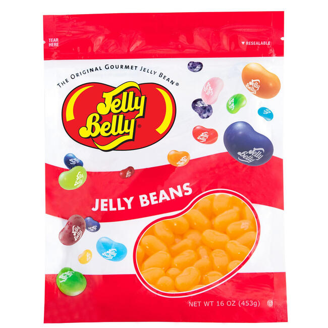 Cantaloupe Jelly Beans - 16 oz Re-Sealable Bag