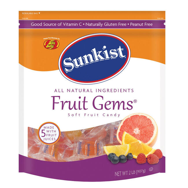 Sunkist® Fruit Gems Individually Wrapped – 2 lb Pouch