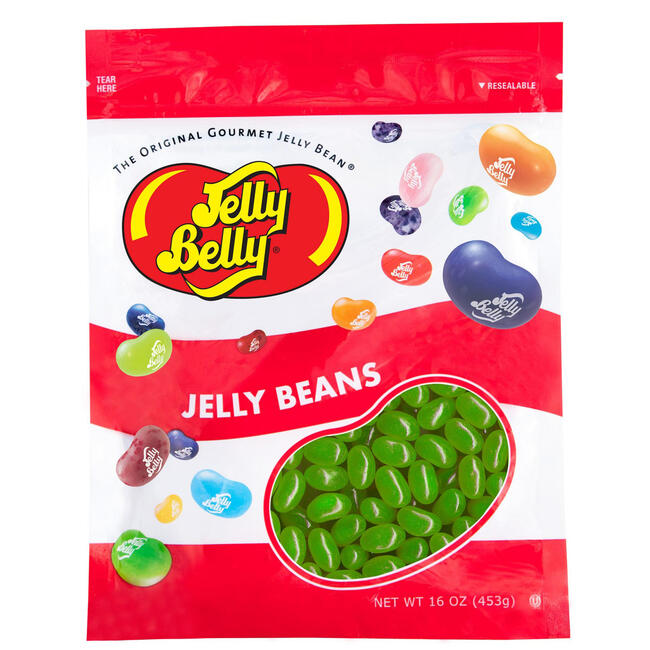 Sunkist® Lime Jelly Beans – 16 oz Re-Sealable Bag