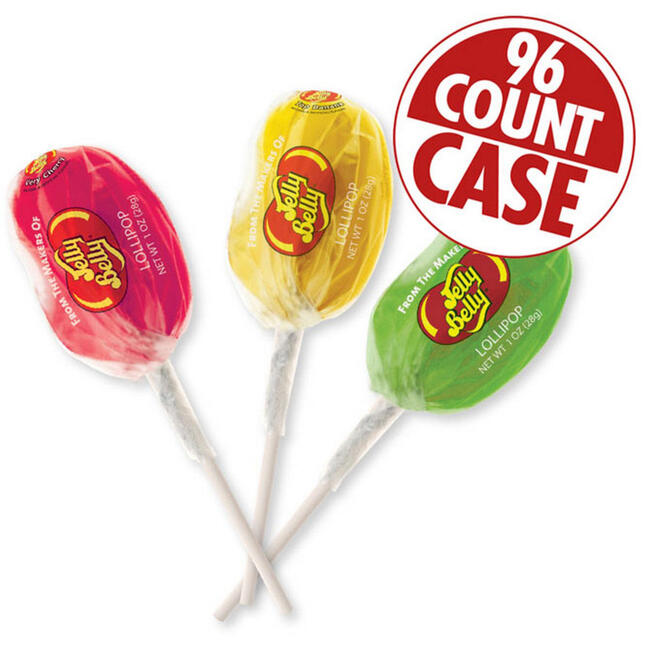 Jelly Belly Lollibeans ® Lollipops - 96-Count Case