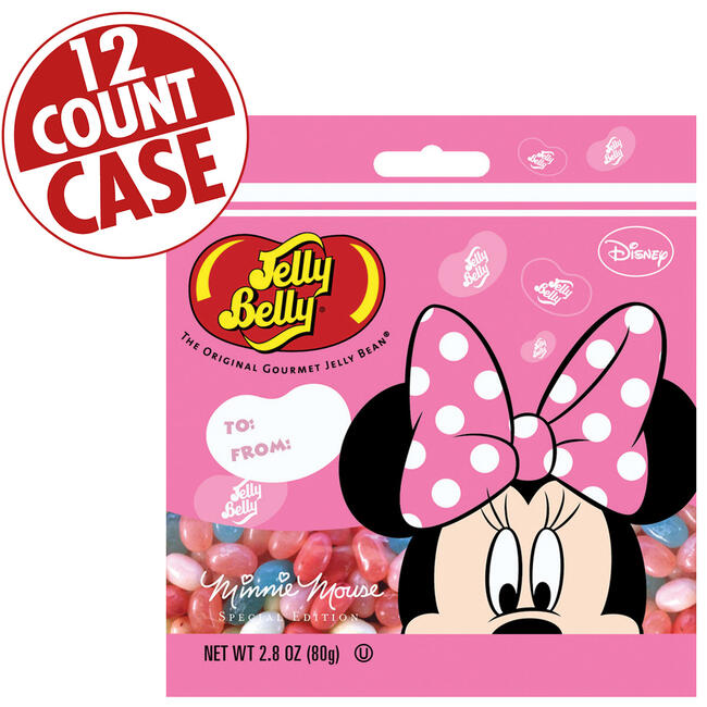 Minnie Mouse Jelly Beans - 2.8 oz Bag - 12 Count Case