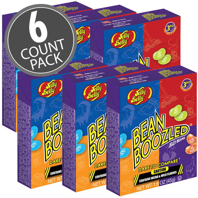 BeanBoozled Jelly Beans - 1.6 oz box - 6 Pack