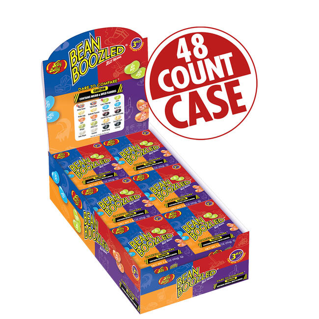 BeanBoozled Jelly Beans - 1.6 oz boxes - 48 Count Case