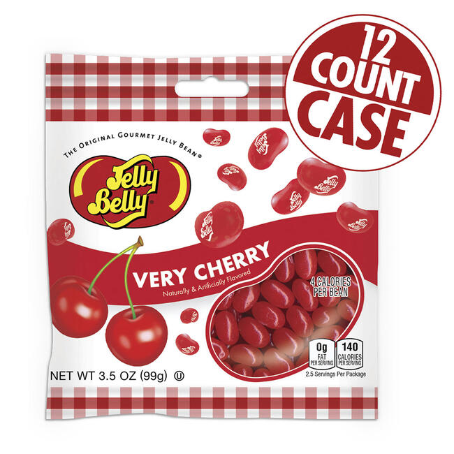 Very Cherry Jelly Beans - 2.6 lb Case