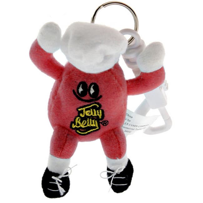 Mr. Jelly Belly Mini Plush Keychain - Very Cherry