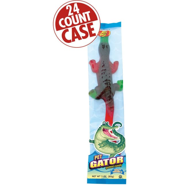 Gummi Pet Gators - 3 oz - 24 Count Case