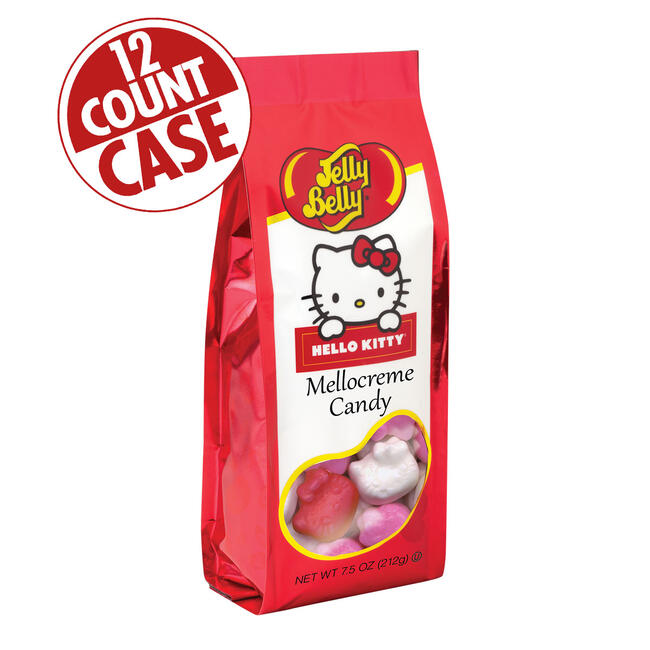 Hello Kitty<sup>&reg;</sup> Mellocreme Candy 7.5 oz Gift Bag - 12 Count Case
