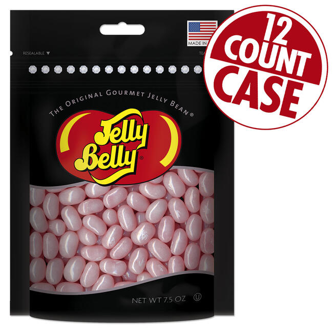 Bubble Gum Jelly Beans Party Bag - 7.5 oz Bag - 12 Count Case