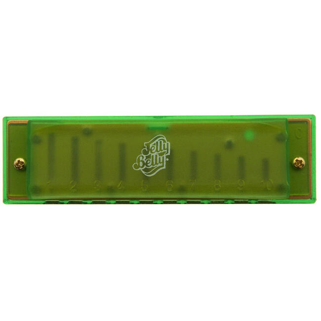 Jelly Belly Hohner brand Harmonica - Green
