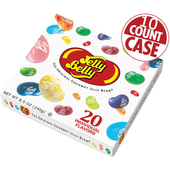20-Flavor Jelly Bean Gift Box - 10-Count Case