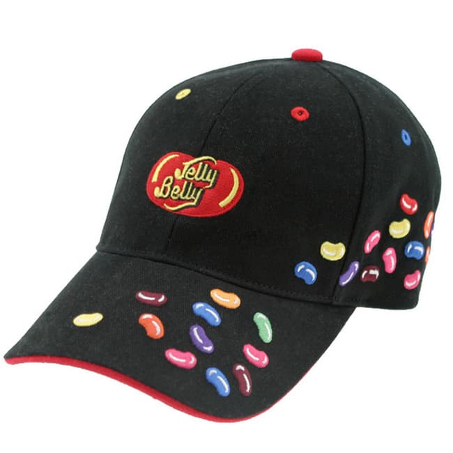 Jelly Belly Adults Embroidered Logo Cap - Black