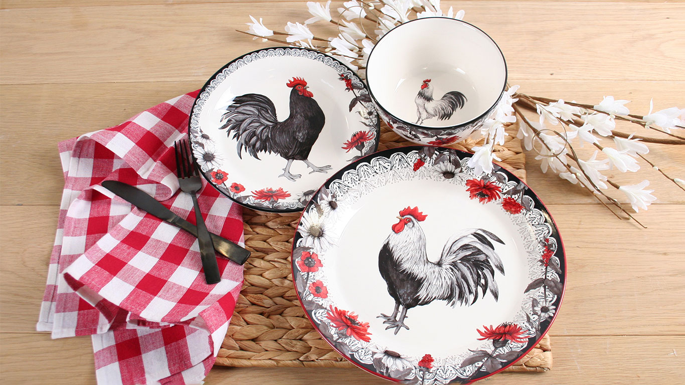 Chicken with Measuring Spoons - Creating Country Decor