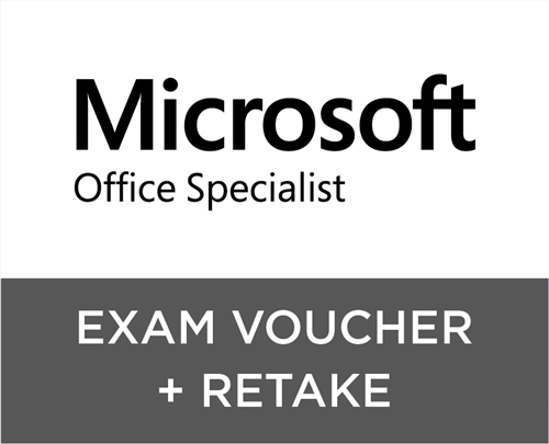 Microsoft Office Specialist Exam Voucher with Retake