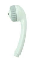 2-Function Massage Showerhead, White