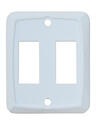 Double Size Face Plate, White, 3/bag