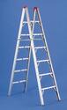 Compact Folding RV Ladder By Gpl - 7ft - Folds To 3.5 X 4.5