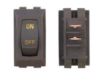 Switch Brn/Gld On/Off 12v