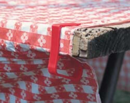 Tablecloth Clamps-Red 4cd