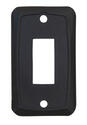 Swtch Wall Plate Blk Sgl