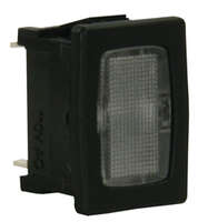 Indicator Lamp, Black w/Clear Lens