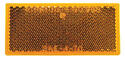 483 Rectangle Reflector, Amber