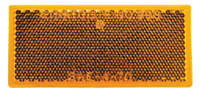 483 Rectangle Reflector, Amber