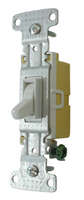 1301-73W, White Toggle Light Switch