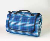 Blanket Blue Plaid 6.5'x5