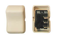 Rocker Switch, SPDT, Ivory, On/On