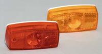 Miroflex Clearance Light #349 - Red - Surface Mount