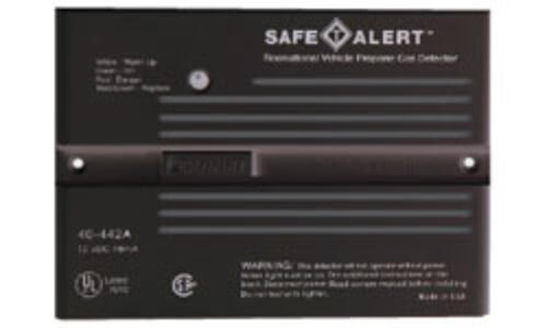 LP Gas Alarm Flush Black