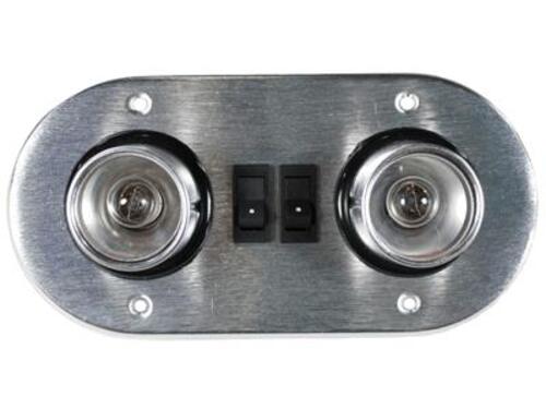 Arcon 12-Volt Oval Double Aircraft-Style Reading Light