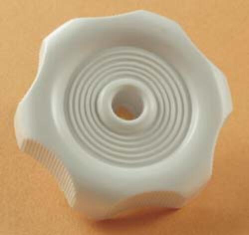 Window Knob White 1/2in