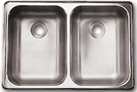Double S/S Sink