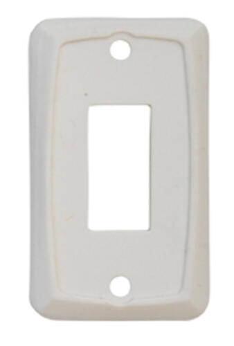 Single Size Face Plate, Ivory, 3/bag