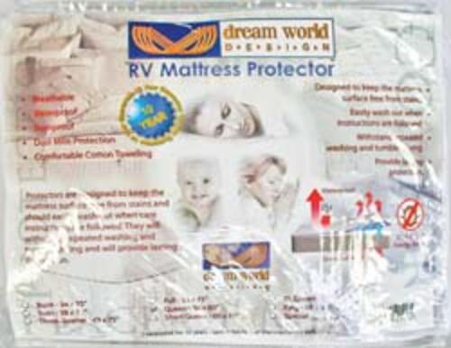 mattress protector white dinette