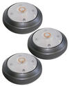 LED Puck Lights, 3/card