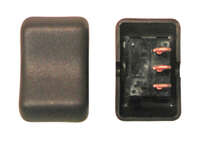 Rocker Switch, SPDT, Brown, On/On