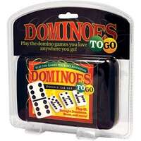 Dominoes To Go - Double 6 In Zippered Case