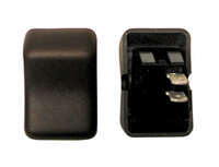 Rocker Switch, SPST, Brown, On/Off