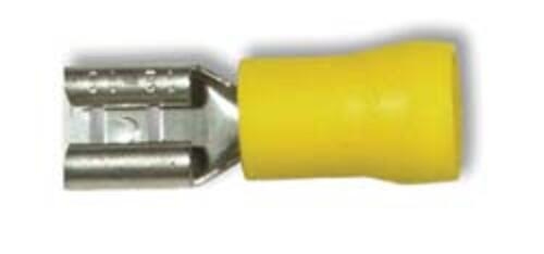 VT5005, Yellow, 12-10 Gauge, Male