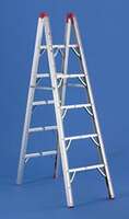 Compact Folding Ladder - Half Open