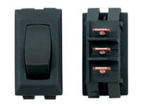 On/On Switch, Black, 3/bag