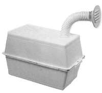 Small Vented Battery Box - Colonial White