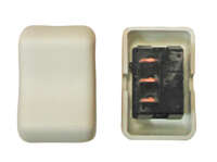 Rocker Switch, SPDT, Biscuit, On/Off/On