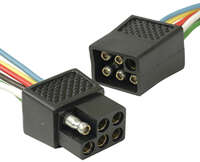 12-600, 6-Way Flat Connector